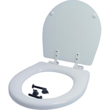 İlanib Ticaret 29097-1000 Replacement Toilet Seat And Lid, Compact Size