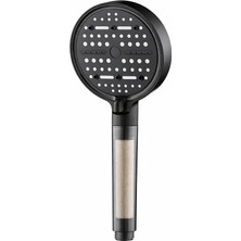 İlanib Ticaret Multi 6 Fonksiyonlu Spa Etkili Filtreli Duş Başlığı Yüksek Basınçlı Su Tasarruflu Klor ve Kireç Önleyici El Duşu, Handshower