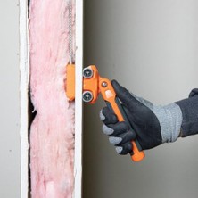 İlanib Ticaret Tools Manyetik Tel Çekici, Balıklar ve Tel Kabloları Duvarların Arkasına Veya Dar Alanlara Çeker, Paslanmaz Çelik Ön, Nadir Toprak Mıknatısı 50611 Turuncu