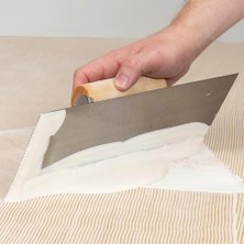 İlanib Ticaret Capitol 115110 Profesyonel Döşeme Yapıştırıcı Mala-1/16 x 1/16 Inç Sq-Notch, Gümüş/açık Ahşap