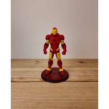 3DcraftTR D Crafttr Iron Man Figür - Demir Adam 15 cm Özel Tasarım Koleksiyon Figürü Kendinden Boyalı, Renk Değişimi Olmaz