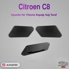 AutoPit 3D Citroen C8 Uyumlu Far Yıkama Kapağı (Sağ Taraf)