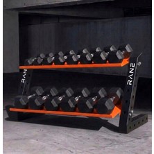 Rane Dambıl Standı Siyah Turuncu 2 Raflı