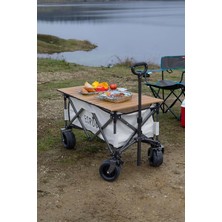 İlanib Ticaret Masalı Katlanır Taşıma Arabası Bej