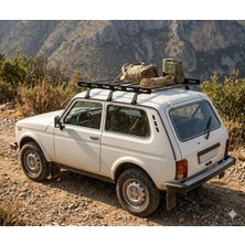 Yerli Lada Niva 1977-2010 Uyumlu 6 Oluklu Tavan Sepeti - Suv Kasa