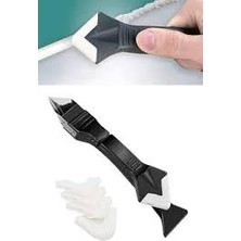 İlanib Ticaret 3 Ü 1 Arada Derz Silikon Kazıyıcı Sıyırıcı ve Uygulayıcı Aparat