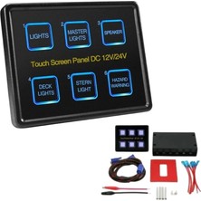 Shuivan Mellifera Karavan & Tekne 6'lı Kontrol Paneli Röleli 12V/24V