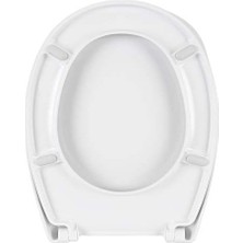 İlanib Ticaret 115-003-001 Klozet Kapağı, Duroplast, Beyaz