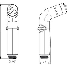 İlanib Ticaret Spiralli Taharet El Duşu Debi Ayarlı KTS101