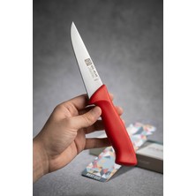 Gucso No:1 1603, Yüksek Karbon Çelik Şef Bıçağı, Keskin Profesyonel Mutfak Bıçağı Kırmızı Sap