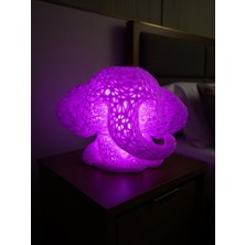 My Craft 3D MYCRAFT3D Sevimli Fil Çocuk Odası Gece Lambası 3D Tasarım LED Işıklı Masaüstü Mesh Dekor Hediyelik