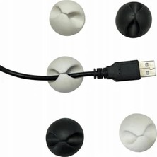 3b Trend 20 Adet Kablo Düzenleyici Duvar Fayans Cam Kablo Tutucu Yapışkanlı Klips Kablo Sabitleme