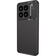 Uravas Store 15 Kılıf Auto Focus Karbon Kapak - Siyah