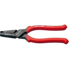 İlanib Ticaret Form Kablo Yüksüğü Sıkma Pensesi (Dövme) - 190 mm (Ø 0.50-16 Mm)