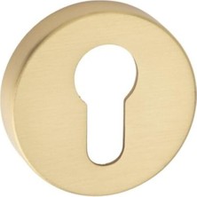 İlanib Ticaret RO12 Kapı Kolu Rozeti Mat Altın Renk (Dış Kapı) Tek Ebat RRO12Y Bb