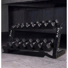 Rane Dambıl Standı Siyah 2 Raflı