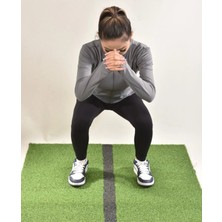 Rane Kızak Halısı 1 Metre En 10 Metre Uzunluk Yeşil Renk