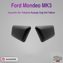 AutoPit 3D Ford Mondeo Mk3 Uyumlu Far Yıkama Kapağı (Sağ–sol Takım)