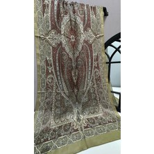 Aminenesil Sharell Soft Pamuk Şal Yağ Yeşili Renk