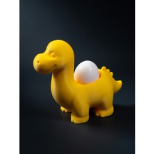 My Craft 3D MYCRAFT3D Sevimli Dinozor Yumurta Tutucu Dekoratif Mutfak Aksesuarı Kahvaltılık Stand Hediyelik