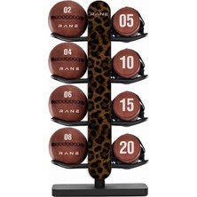 Rane Sağlık Topu Power Bag Çantası Standı Leopar Desen