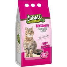Jungle Bentonit Kedi Kumu Ince Parfümlü 5 Lt *1'li