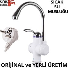 Feyza Design Elektrikli Ani Isıtıcı Musluk, Pratik ve Hızlı Sıcak Su Kaynağı