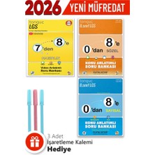 Tonguç Akademi 7'den 8'e Hazırlık Seti- 0'dan 8'e Sayısal ve 0'dan 8'e Sözel Hediyeli