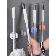 PremiumPort 4'lü Çok Amaçlı Pratik Mob Paspas ve Fırça Askısı Seti