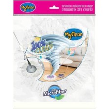PremiumPort Pratik Mikrofiber Mop Otomatik Set Yedek Parça
