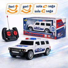 Toyska Uzaktan Kumandalı Polis Arabası -Işıklı ve Şarjlı