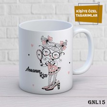 Birsence Kişiye Özel Kupa | Isimli & Fotoğraflı Premium Hediye Bardak Anasının Kızı