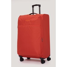 Elatae Büyük Boy Valiz Körüklü Geniş Hacim Su Geçirmez Kumaş 8 Tekerlek ELT034