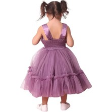 Ahsenim Bebe Kız Damla Model Kısa Abiye Elbise