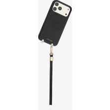 COGURE Kombinlenebilir - iPhone 16 Pro Max Uyumlu Magsafe Özellikli Pu Deri Tasarım Kılıf - By Bero Lina