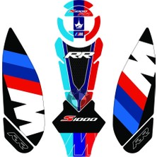 Grippatch Bmw S1000RR (2023-2025) Uyumlu 13 Parça Tank Pad Seti GC43-5