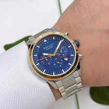 Ferrucci Fonksiyonları Aktif Takvimli Çelik Erkek Kol Saati 43MM Kasa Çap