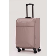 Elatae Orta Boy Valiz Körüklü Geniş Hacim Su Geçirmez Kumaş 8 Tekerlek ELT034