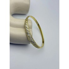 Biju Yılmaz Xuping Gold Queen Line Kelepçe - 26XPKE01