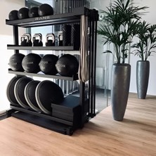 Rane Sağlık Topu Kettlebell Bosu Topu Bar Askısı Slam Ball Çok Amaçlı Stand