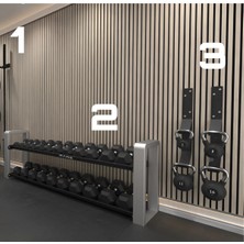 Rane Dambıl Kettlebell Bar Askı Aparatı Standları 175 kg Çalışma Ağırlığı ile Egzersiz İçin Uygun