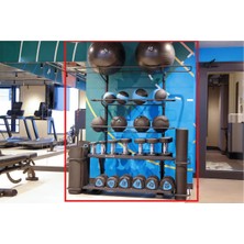 Rane Dambıl Medicine Ball Pilates Topu Yoga Roller Mat Çok Amaçlı Stand
