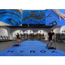 Rane Hyrox Halısı 4 Metre En 16 Metre Uzunluk Mavi Siyah