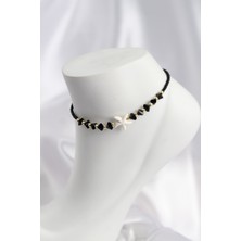 Siyah Renk Deniz Yıldızı Motifli Halhal