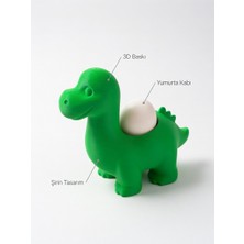 My Craft 3D MYCRAFT3D Sevimli Dinozor Yumurta Tutucu Dekoratif Mutfak Aksesuarı Kahvaltılık Stand Hediyelik