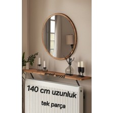 Feyza Design Şeffaf Petek Üstü Raf 140X15, Tek Parça, Dayanıklı ve Şık Tasarım