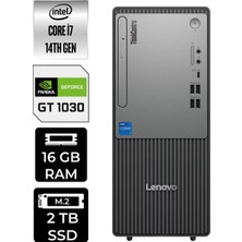 Lenovo Thinkcentre Neo 50T Gen 5 i7 14700 16GB RAM 2TB SSD Win11 Pro 12UAS0GL00P463 Masaüstü Bilgisayar + Per4 USB