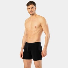 Cacharel Erkek Likrali Uzun Boxer (Bel Bantli) 1336/SIYAH