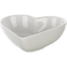 Es Dekor Porselen Kalp Kase Std 14X12CM Çerezlik 2'li
