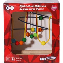 Uzay Ahşap Eğitici Oyuncak - Ahşap Kordinasyon Oyunu